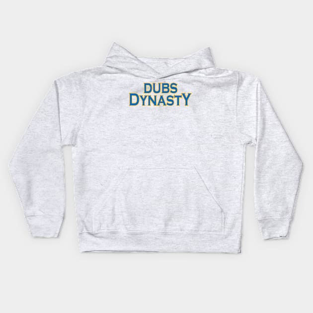 Dubs Dynasty! Kids Hoodie by OffesniveLine